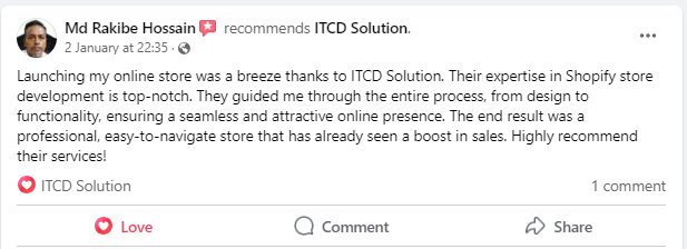 ITCD Solution review