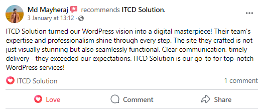 ITCD Solution review